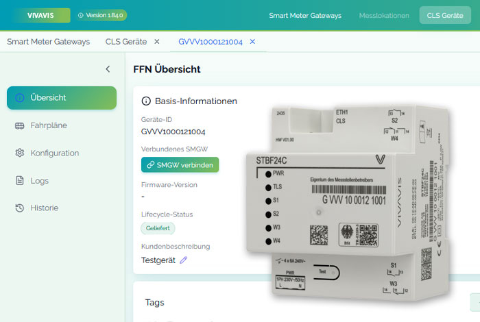 Interoperabilit&auml;t gesichert: Die VIVAVIS FNN-Steuerbox setzt neue Standards in CLS-Management und Niederspannungsnetzf&uuml;hrung