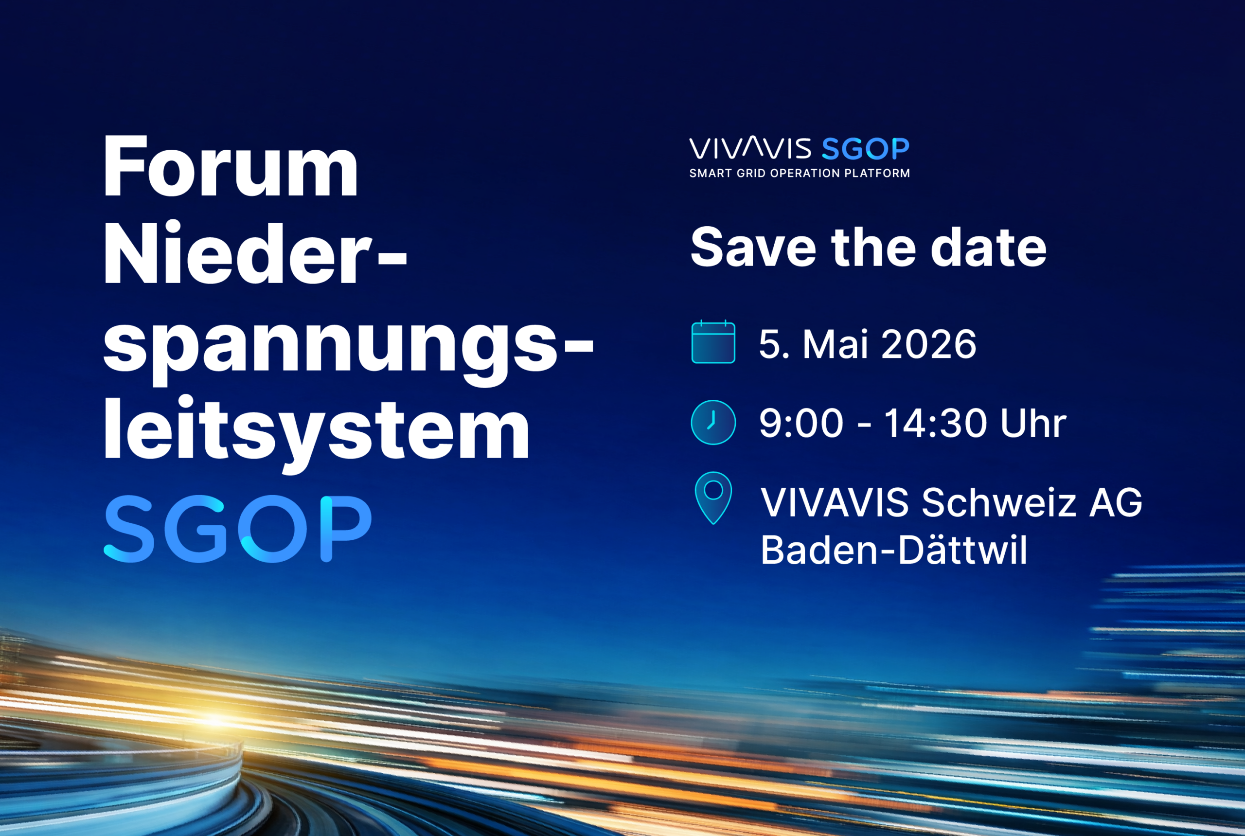 Forum Niederspannungsleitsystem SGOP vom 5. Mai 2026